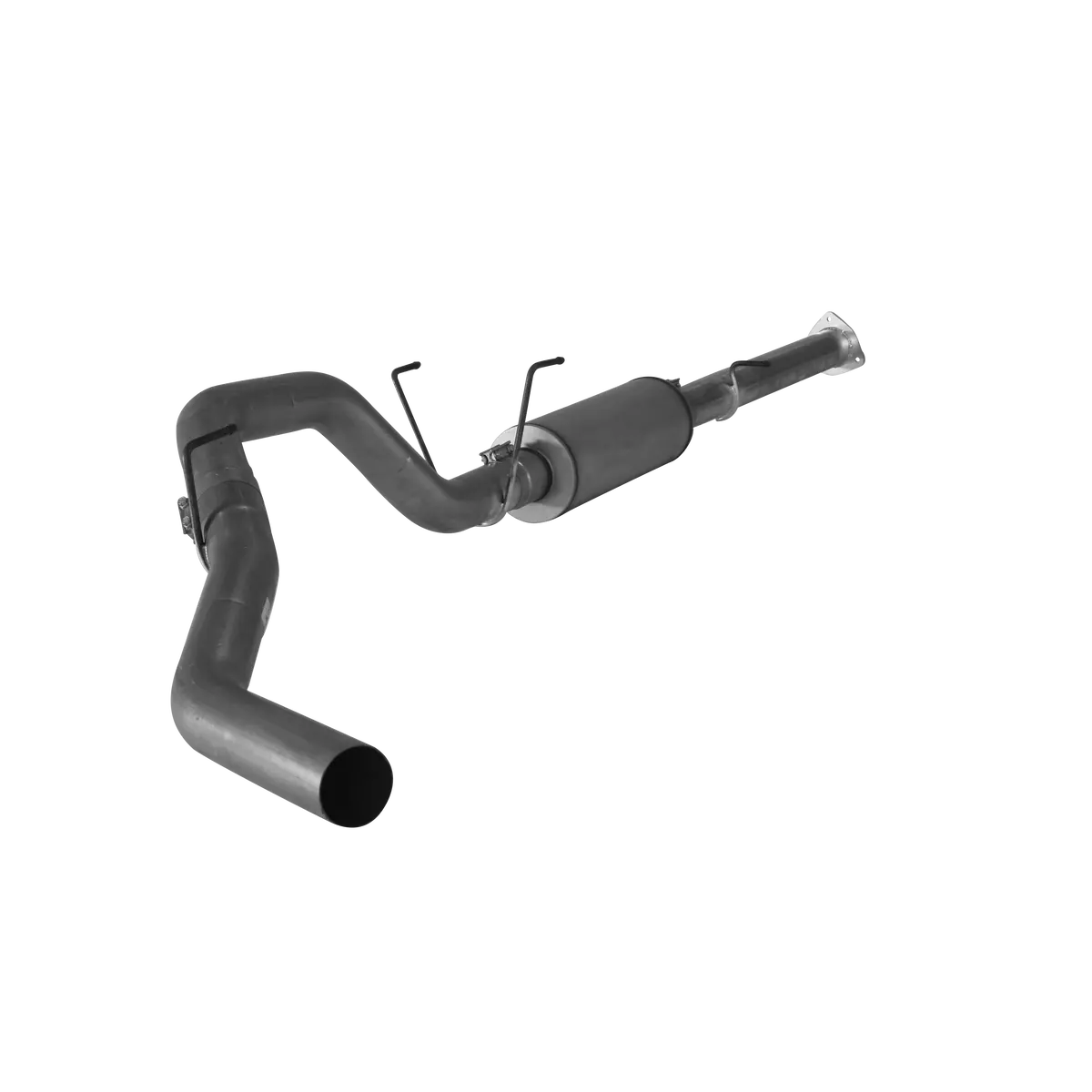 Cummins 4" Downpipe-Back Exhaust System with Muffler for 2013–2018 Models (Part #411018 / 412018)