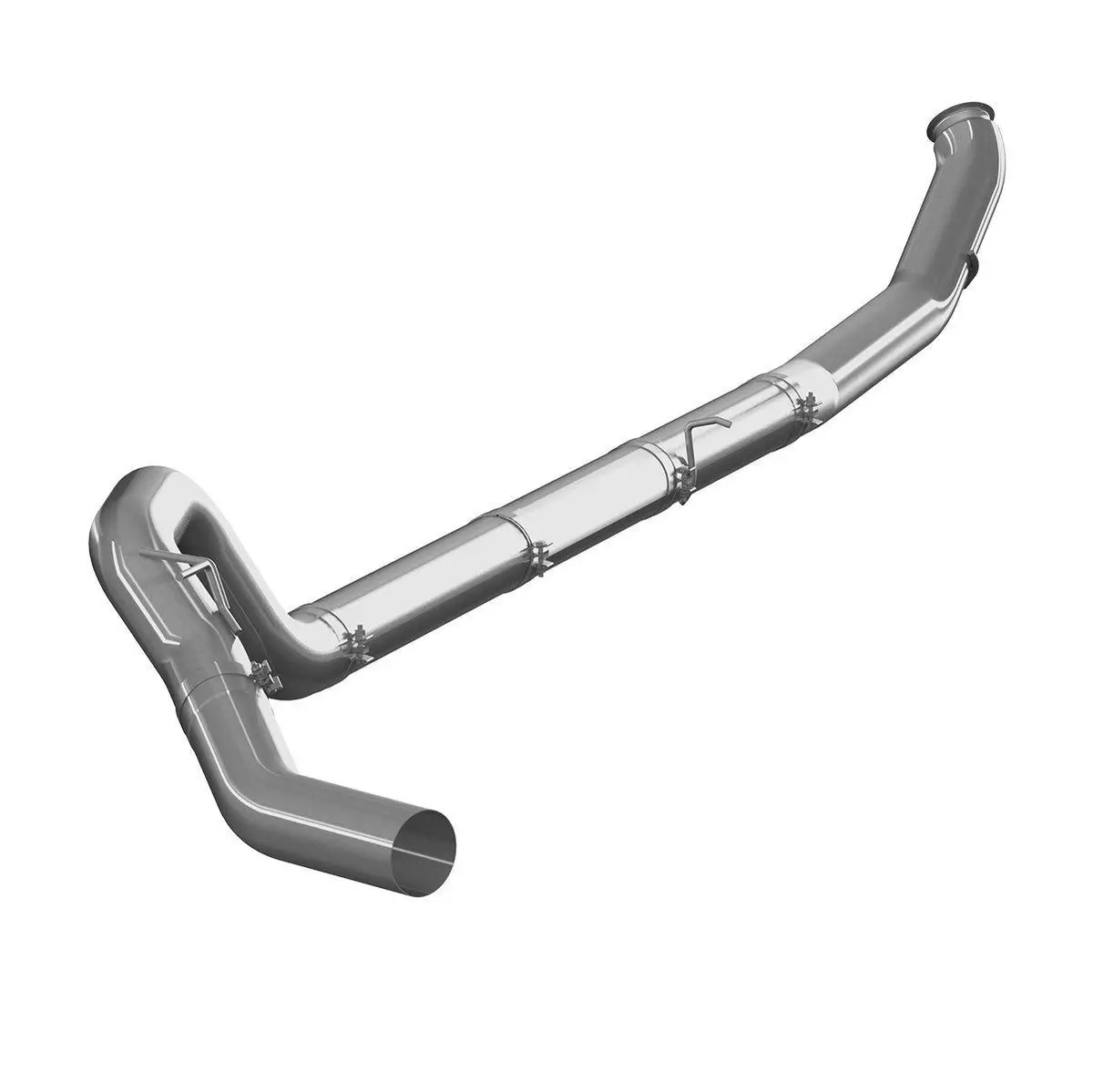 2013-2018 Cummins 5" Turboback Exhaust - No Muffler (C6147plm) 1