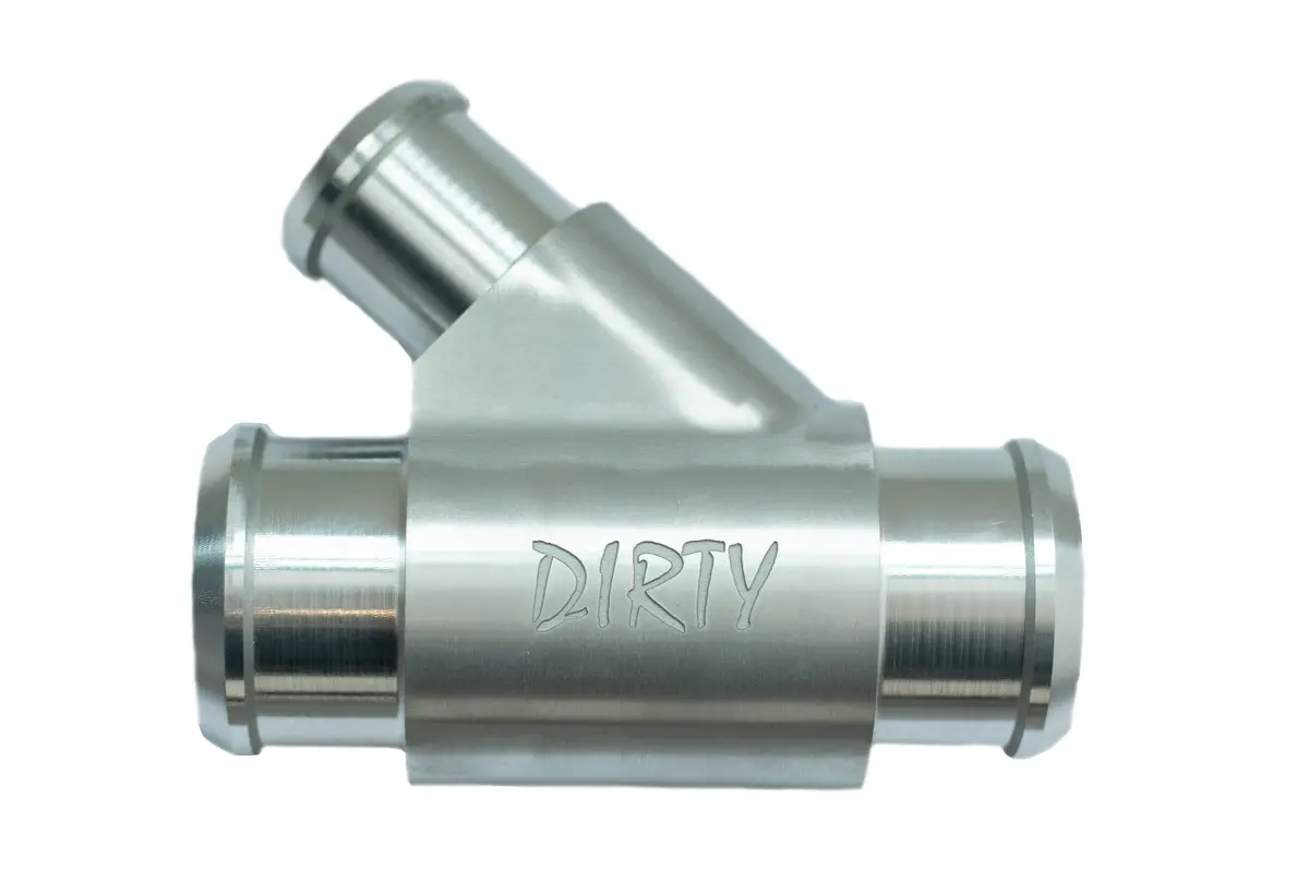 2013-2018 Cummins Billet Dual Radiator Coolant Y-Pipe (I67-Eng-A001) 1