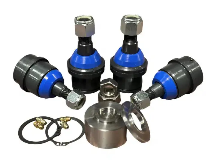 2013.5-2024 Cummins Oversized Upper & Lower Ball Joint Kit (4) (6821.1-7460A.1-Kit) 1