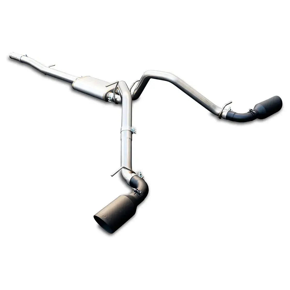 2014-2018 Gm 1500 Cat-Back Exhaust System Kit 2.5" W/ Dual Tips Ss (11704X0x0) 1