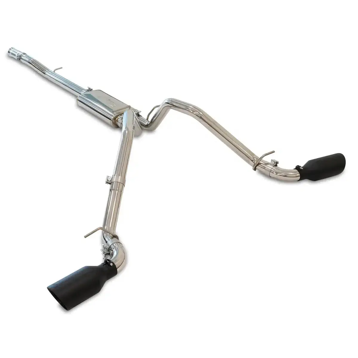 2014-2018 Gm 1500 Cat-Back Exhaust System Kit 2.5" W/ Dual Tips Ss (11704X0x0) 3