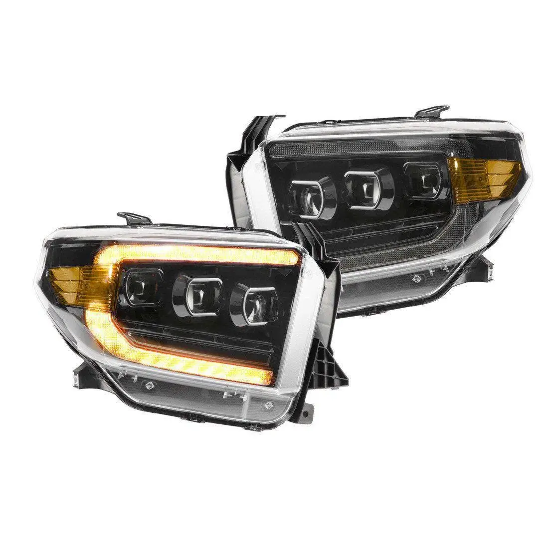 2014-2020 Toyota Tundra Xb Amber Led Headlights (Lf532.2-A-Asm) 1