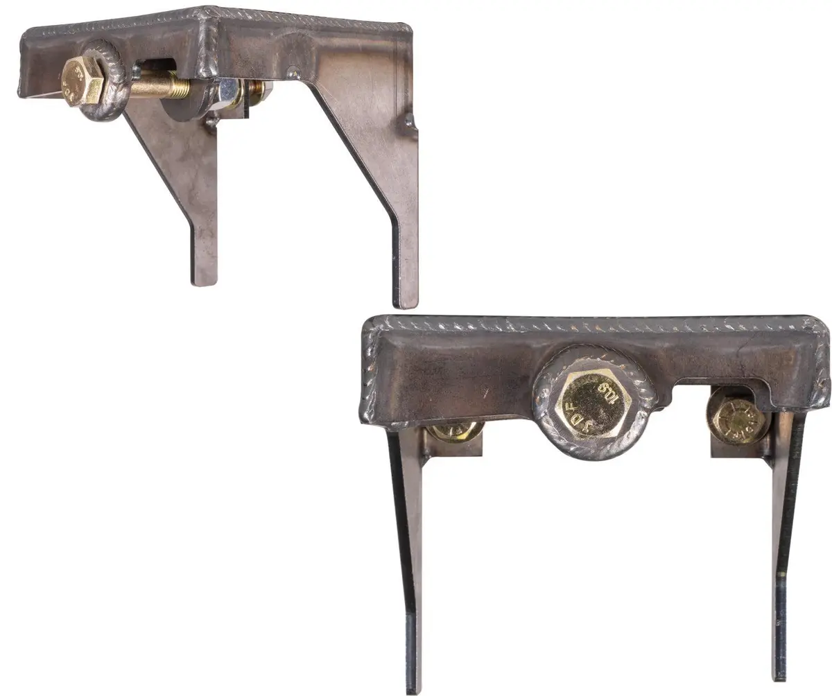 2014-2024 Cummins Weld-In Rear Upper Shock Mounts W/ E-Brake Relocation Bracket (Cs-Dusm-14-R) 1