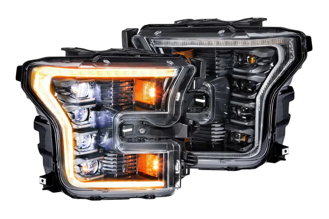 2015-2020 F150 Xb Led Amber Drl Headlights (Lf502-A.2-Asm) 1
