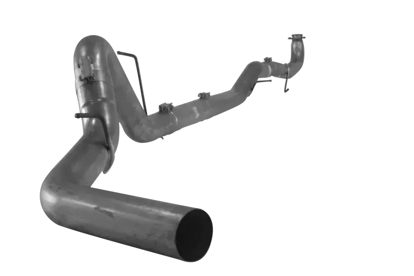 2015.5-2016 Duramax 4" Downpipe Back Exhaust - No Muffler (431019) 1