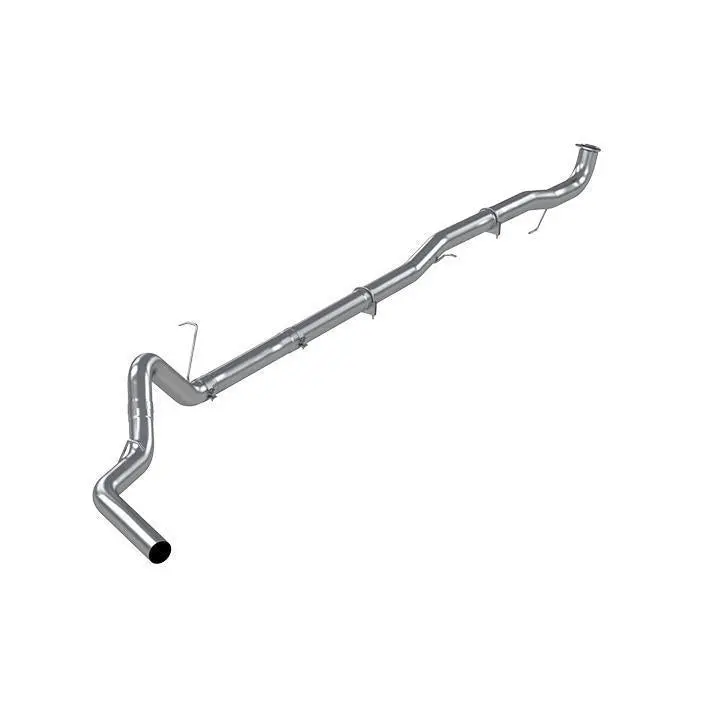 2015.5-2016 Duramax 4" Downpipe Back Race Exhaust System - No Muffler (C6045plm) 1