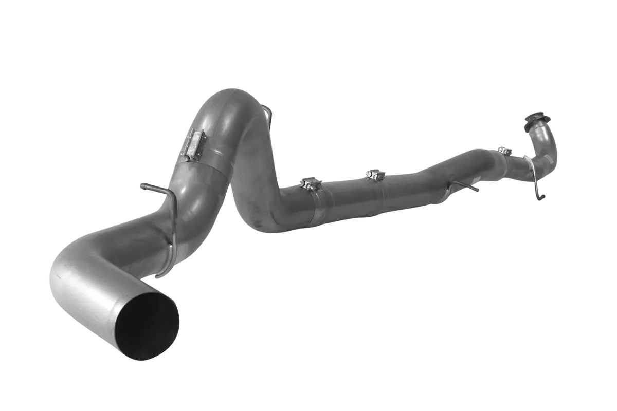 2015.5-2016 Duramax 5" Downpipe Back Exhaust - No Muffler (531008 / 532008) 1