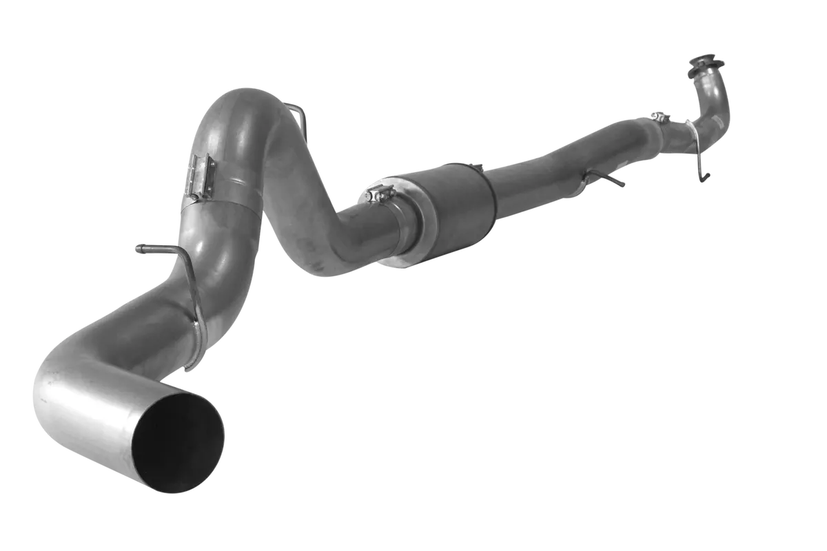 2015.5-2016 Duramax 5" Downpipe Back Exhaust System W/ Muffler (531007 / 532007) 1