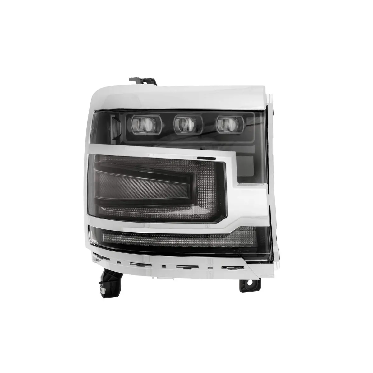 2016-2018 Silverado 1500 Xb Led Black Headlight Trim Piece (Lf542.B) 1