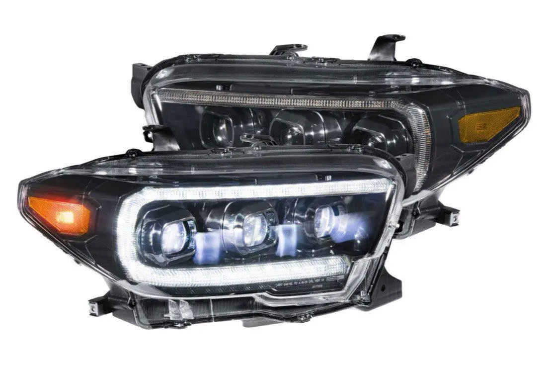 2016-2020 Toyota Tacoma Xb Led Black Headlights (Lf530) 1