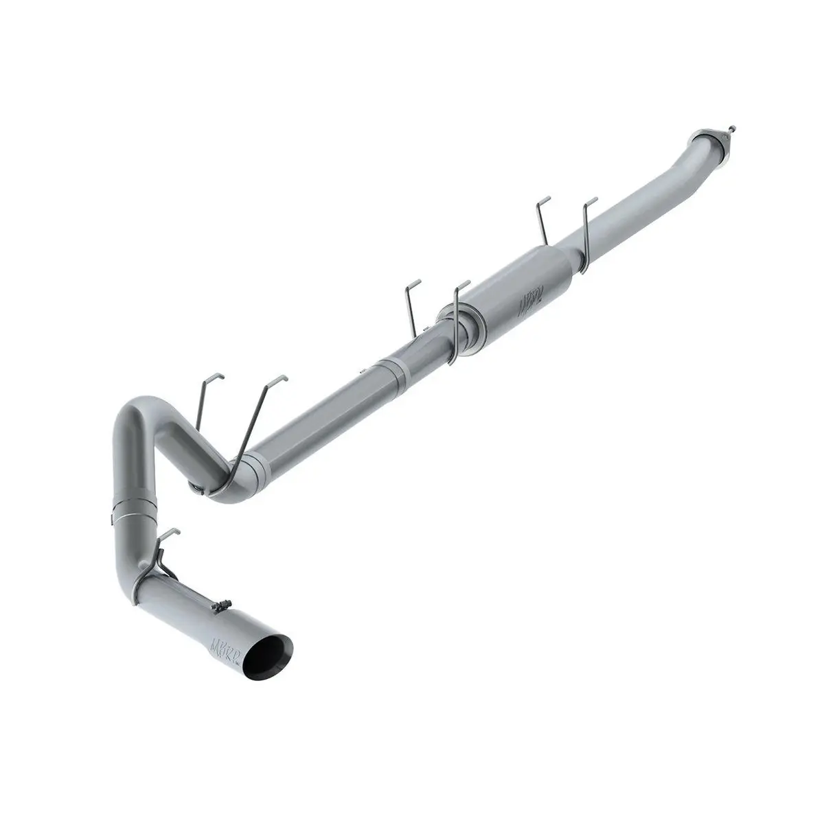 2017-2018 Powerstroke Ss 4" Downpipe Back Exhaust W/ Muffler (C6292304) 1