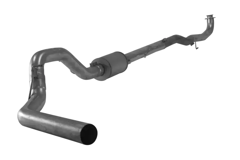 2017-2019 Duramax C&C 4" Downpipe Back Exhaust W/ Muffler (431024) 1