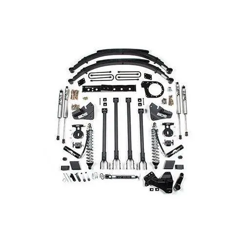 2017-2019 Powerstroke 6" 4-Link Coilover Lift Kit - 2 Leaf (Bds1527f) 1