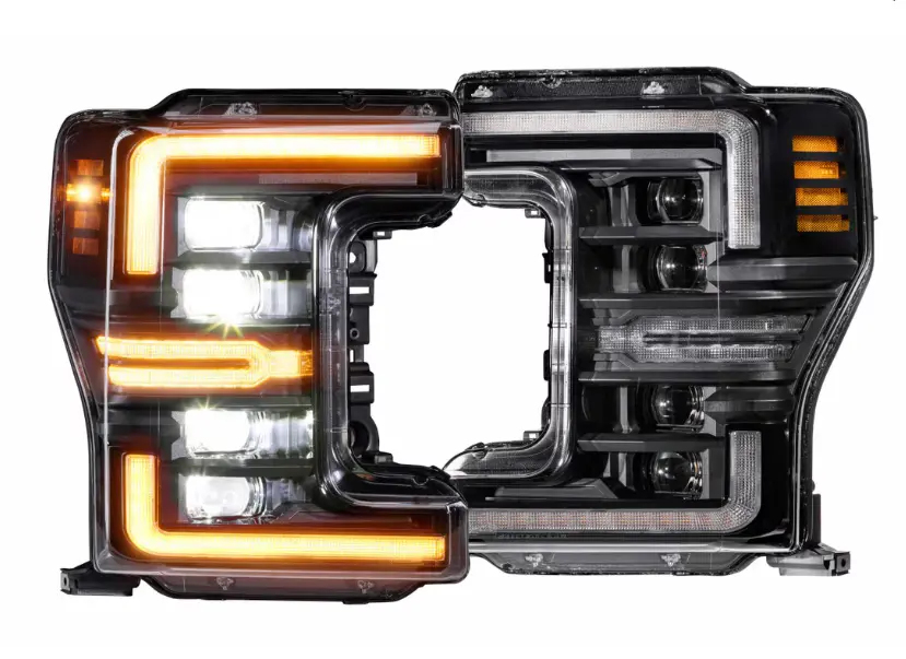 2017-2019 Powerstroke Xb Led Headlights (Lf503.2-Asm) 2