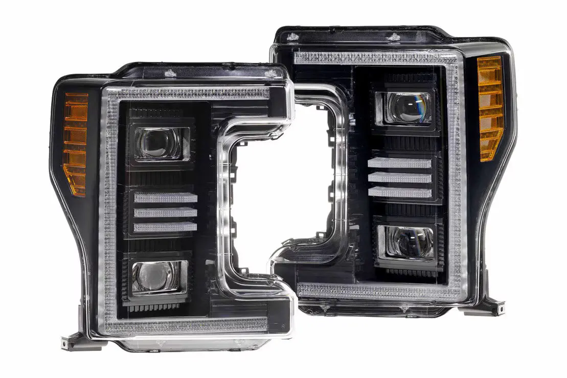 2017-2019 Powerstroke Xb Hybrid Led Headlights (Lf554.2) 2