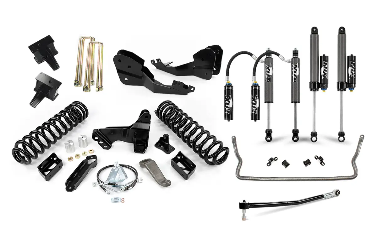 2017-2022 Powerstroke 6/7" Premier Lift Kit W/ Fox 2.5 Dsc Reservoir Shocks Front & Rear (220-P1156) 1