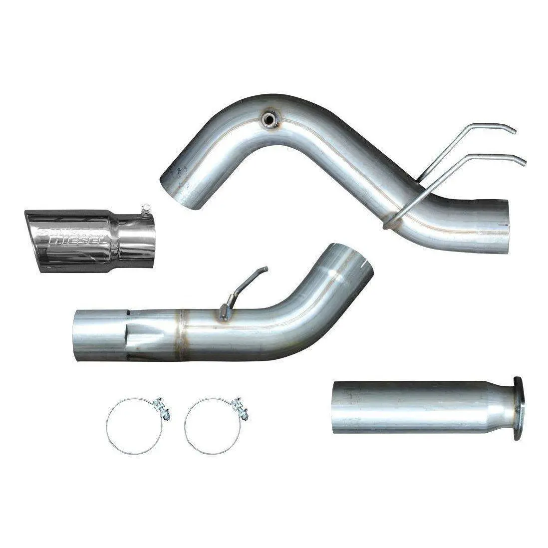 2017-2023 Powerstroke 5" Ss Filter Back Exhaust - No Muffler (Sd-6.7Pex17) 2