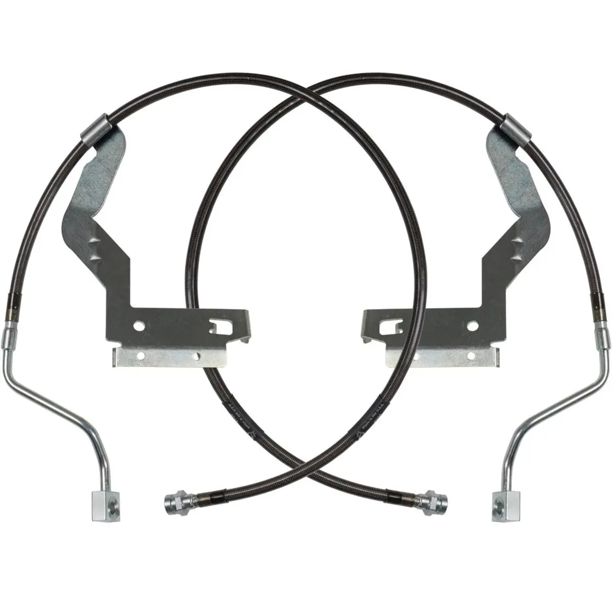 2017-2023 Powerstroke Front Braided Brake Lines W/ 2.5-3.5" Lift (Cs-Fordbbl-Lvl-17-F) 1