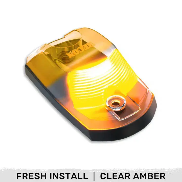 2017-2025 Powerstroke Cab Roof Light Set 2-Way Front & Rear Facing Ultra High-Power Led's Multiple Lens & Colors (Single) (264342Xxxxxx) 4