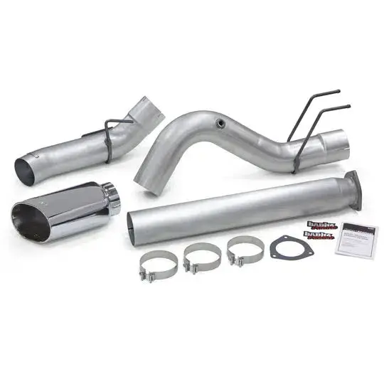 2017-2025 Powerstroke 5" Filter Back Exhaust - No Muffler (49795) 1