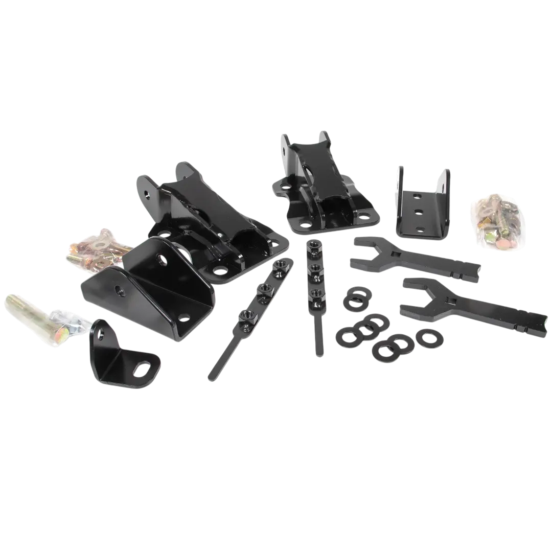 2017-2026 Powerstroke 0-6" Lift Recoil Traction Bar 4.5" Axle Mounting Kit (Bds123426) 1