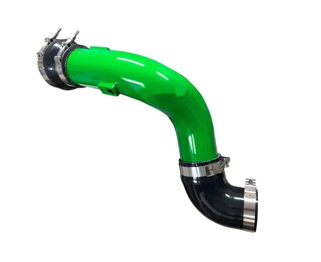 2017+ Ford Powerstroke HD 3" Cold-Side Charge Tube with Throttle Valve Adapter (Pfp17xxbta)