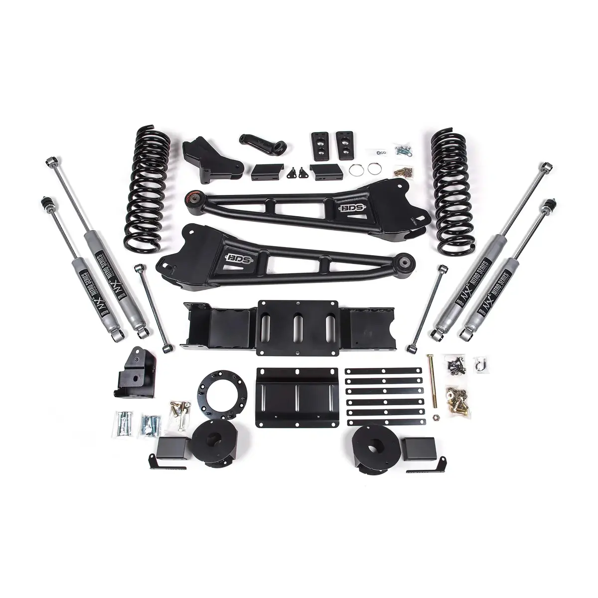 2019-2024 Cummins 2500 4" Lift Kit W/ Radius Arms (Bds1714fs) 1