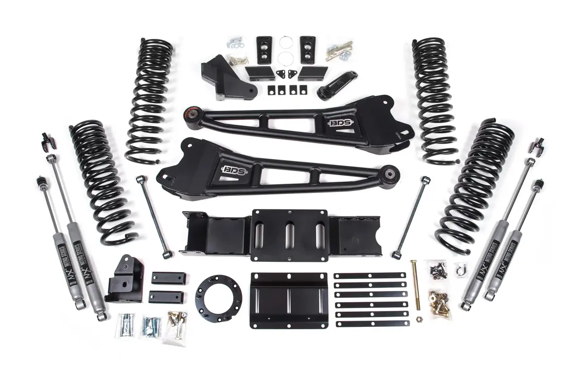 2019-2024 Cummins 2500 6" Radius Arm Lift Kit - Nx2 Shocks (Bds1680h) 3