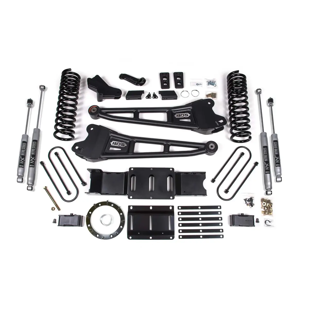 2019-2024 Cummins 4" Radius Arm Lift Kit (Bds1705fs) 1