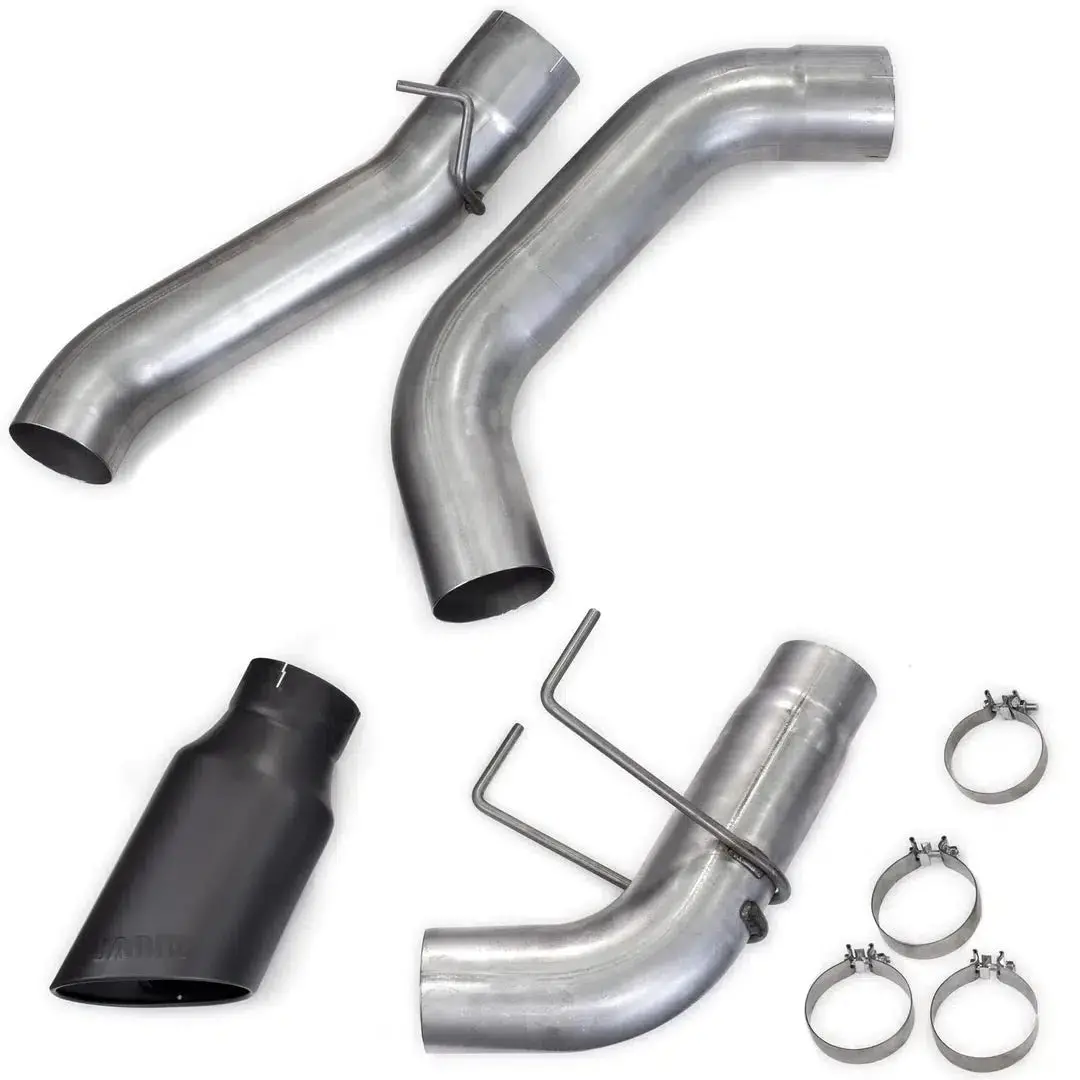 2019-2024 Cummins 5" Ss Dpf Back Monster Exhaust System - No Muffler (49798) 2