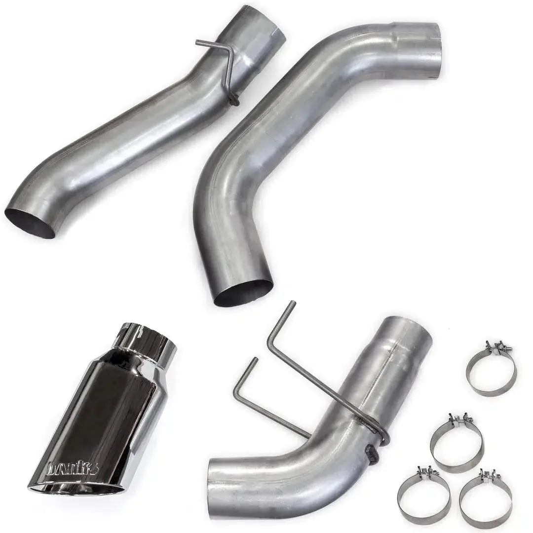 2019-2024 Cummins 5" Ss Dpf Back Monster Exhaust System - No Muffler (49798) 1