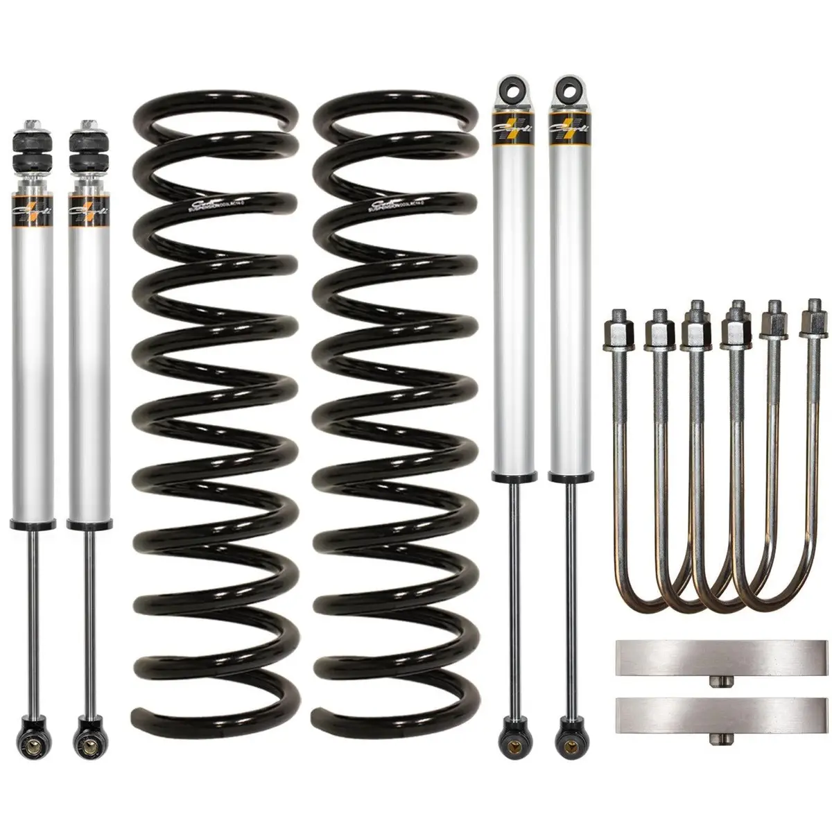 2019-2024 Cummins Carli-Tuned 2.5” Lift Kit W/ 1" Block (Cs-Dlvl-Cs-19-D) 1