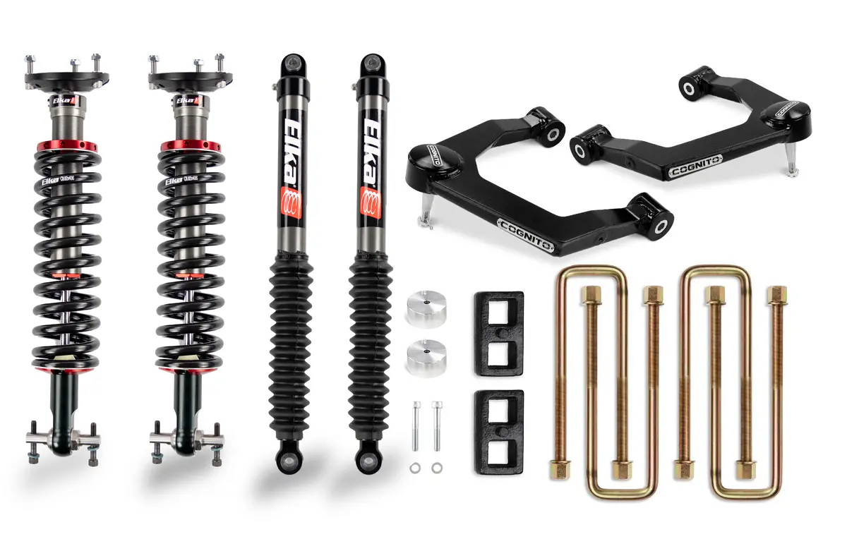 2019-2025 Gm 1500 3" Performance Leveling Lift Kit W/ Elka 2.0 Ifp Shocks (210-P1137) 1