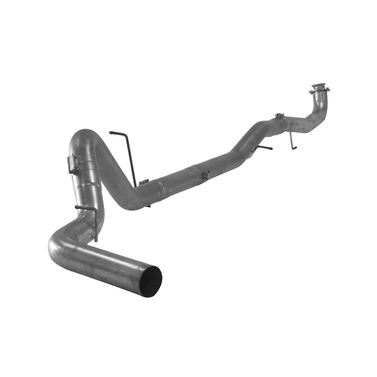 2019+ Cummins 4" Flex-Pipe Back Exhaust System No Muffler Ss (412029) 1