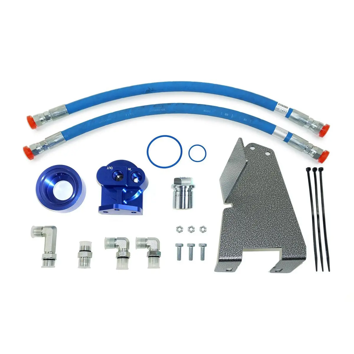 2019+ Cummins Oil Filter Relocation Kit (Hp10594) 1