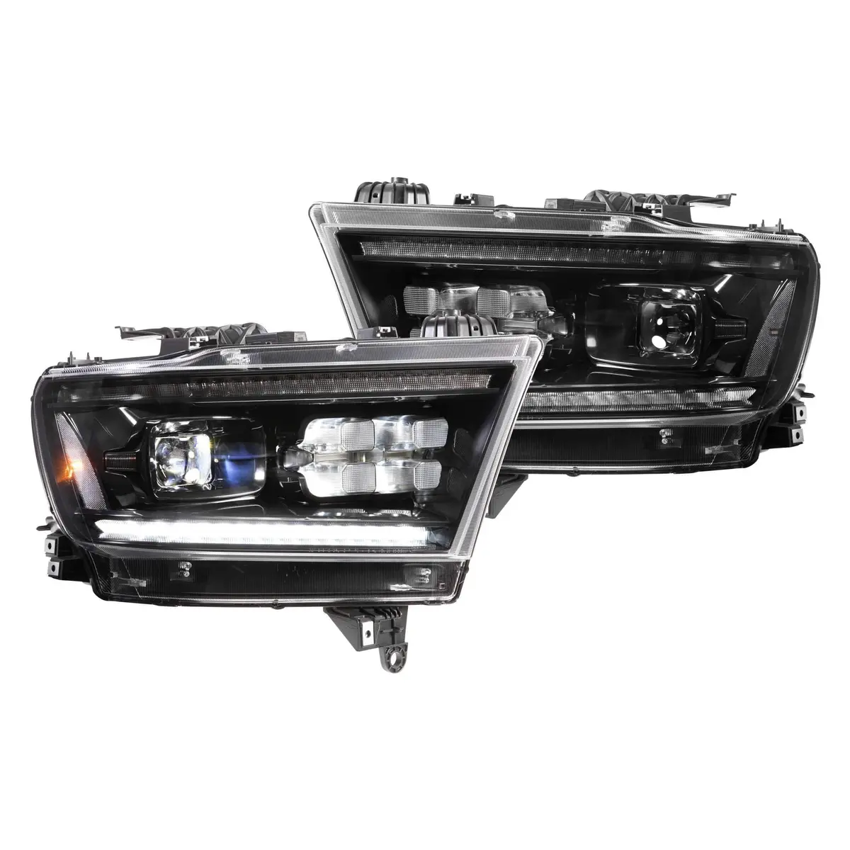2019+ Ecodiesel Xb Led Black Headlights (Lf523) 1
