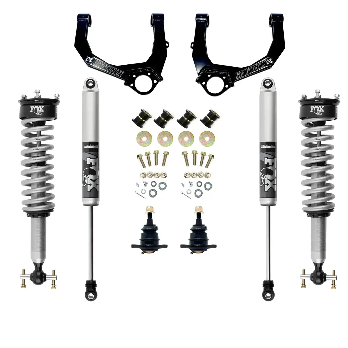 2019+ Gm 1500 At4/Trail Boss Kryptonite Stage 3 Leveling Kit W/Fox 2.0 Shocks (Kr19stage3fox-Tb) 1