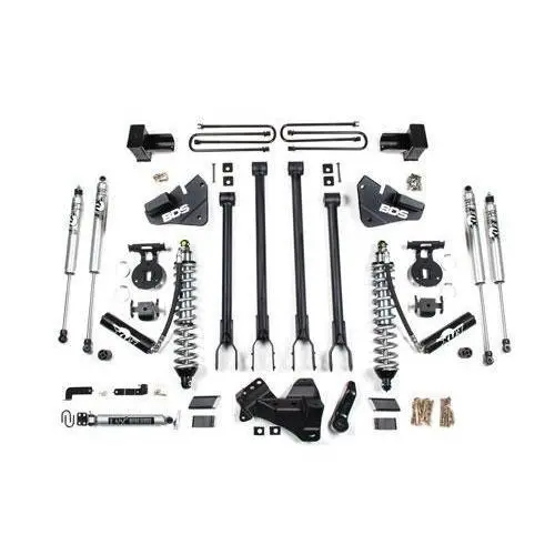 2020-2021 Powerstroke Drw F350 4" 4-Link Coilover Lift Kit - Non Dsc (Bds1565f) 1