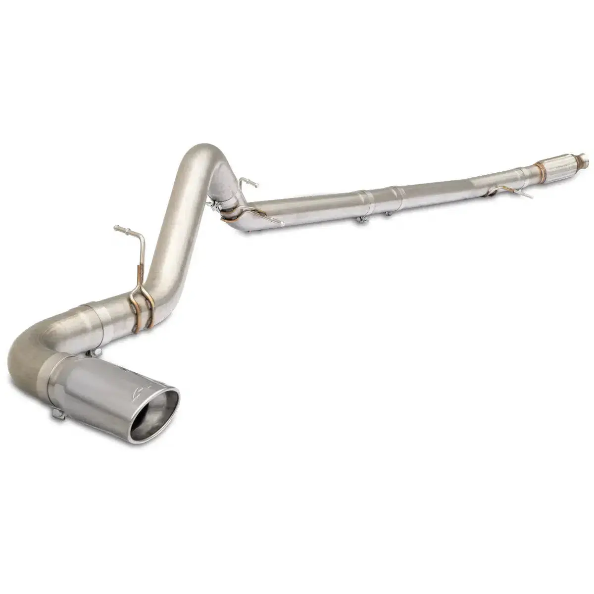 2020-2022 3.0L Duramax 4" Cat-Back Single Tip Exhaust System 304 Ss (117053020) 1