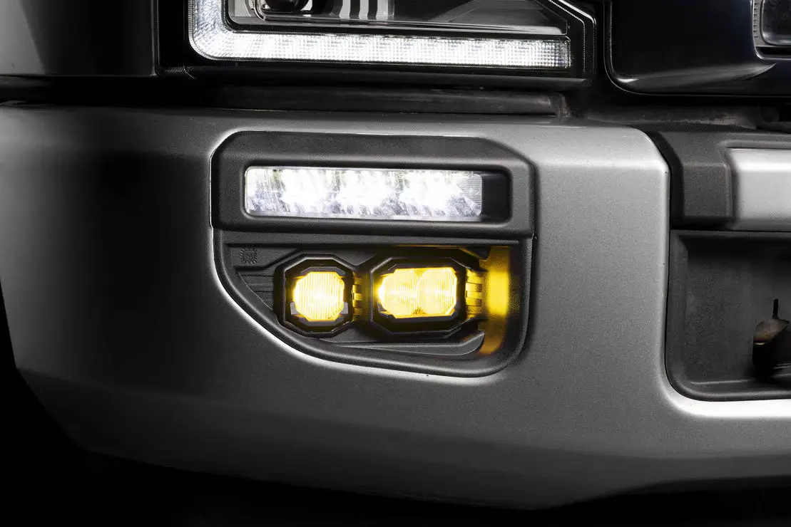 2020-2022 Powerstroke Banger Led Fog Lights Brackets/Hardware (Baf256) 2