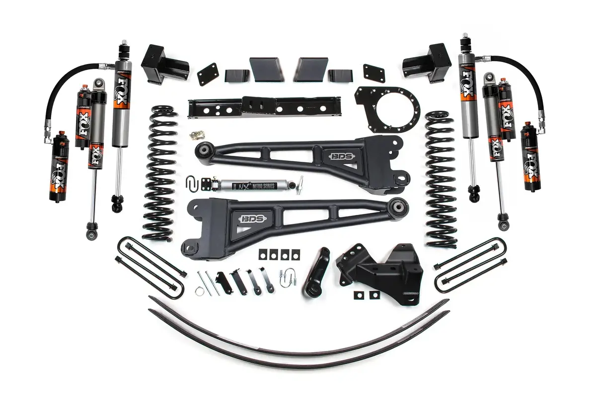 2020-2022 Powerstroke Drw 6" Radius Arm W/ Rear Block Suspension Lift Kit (Bds1573h) 2