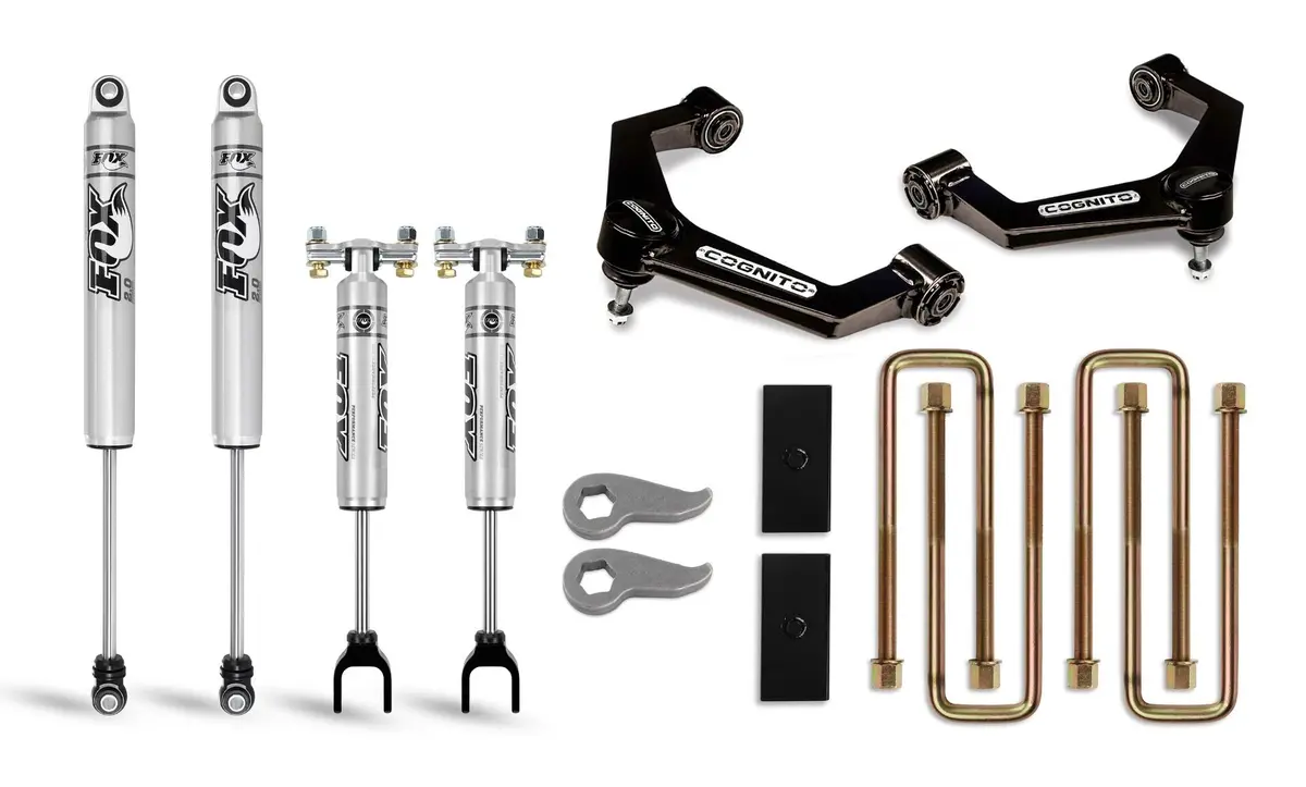 2020-2025 Duramax 3" Ball Joint Leveling Lift Kit W/ Fox 2.0 Ifp Shocks (110-P0883) 1