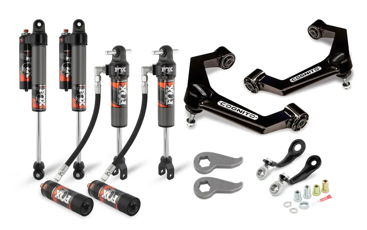 2020-2025 Duramax 3" Front Elite Leveling Kit W/ Fox 2.5 Elite Performance Series Shocks (210-P0930) 1