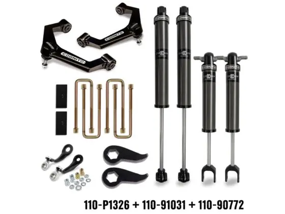 2020-2025 Duramax 3" Performance Leveling Kit W/ 2.0 Shocks (110-P1326) 2