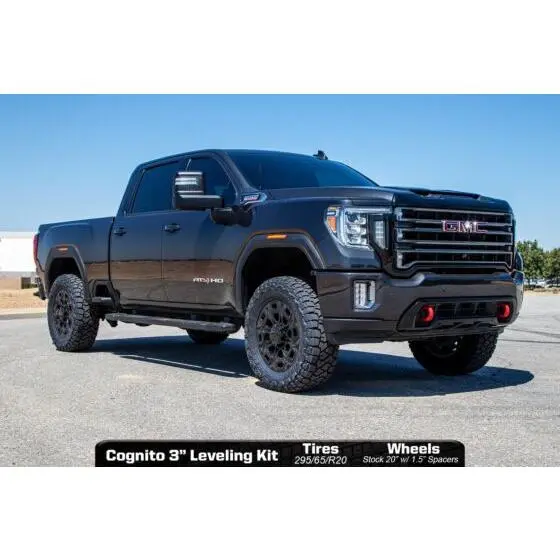 2020-2025 Duramax 3" Premier Leveling Kit W/ Fox 2.0 Performance Series Remote Reservoir Shocks Front (110-P0929) 2