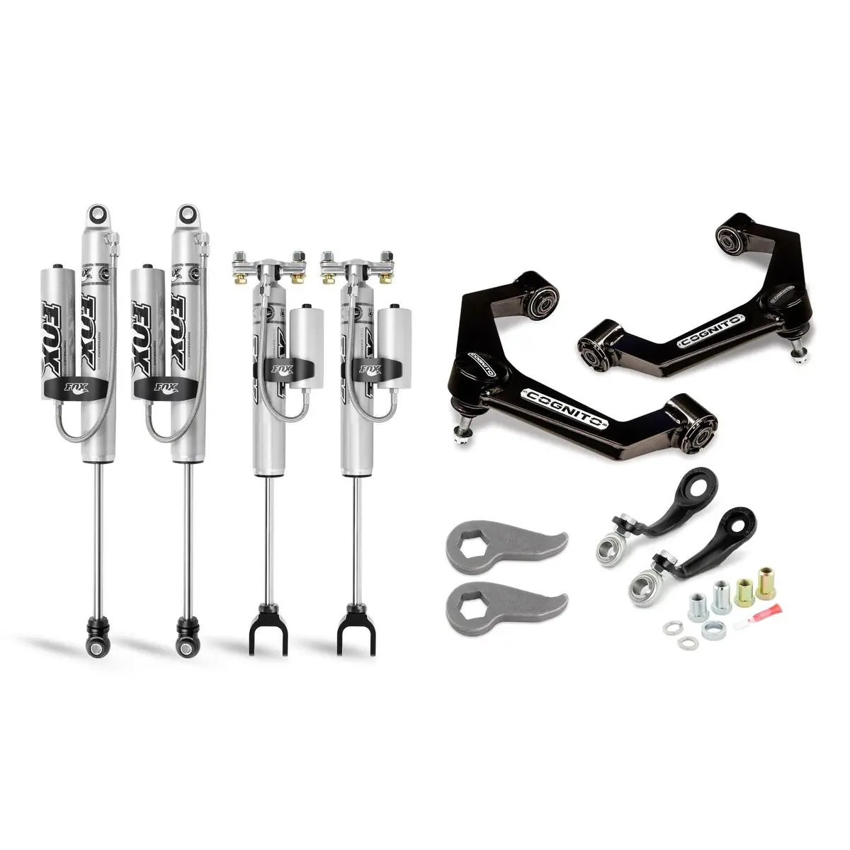 2020-2025 Duramax 3" Premier Leveling Kit W/ Fox 2.0 Performance Series Remote Reservoir Shocks Front (110-P0929) 1