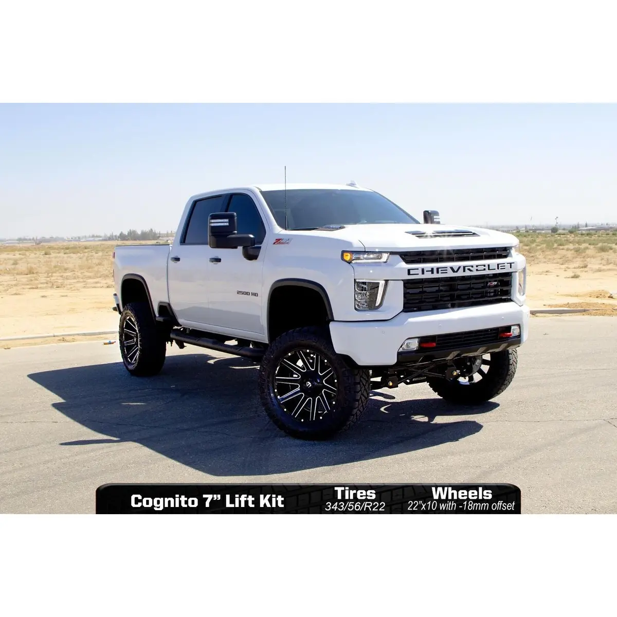 2020-2025 Duramax 7" Lift Kit W/ Fox 2.0 Shocks Front & Rear (110-P1032) 2