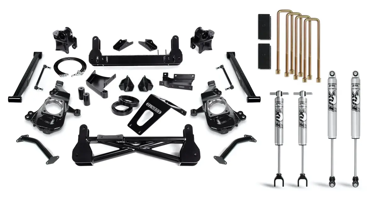 2020-2025 Duramax 7" Lift Kit W/ Fox 2.0 Shocks Front & Rear (110-P1032) 1