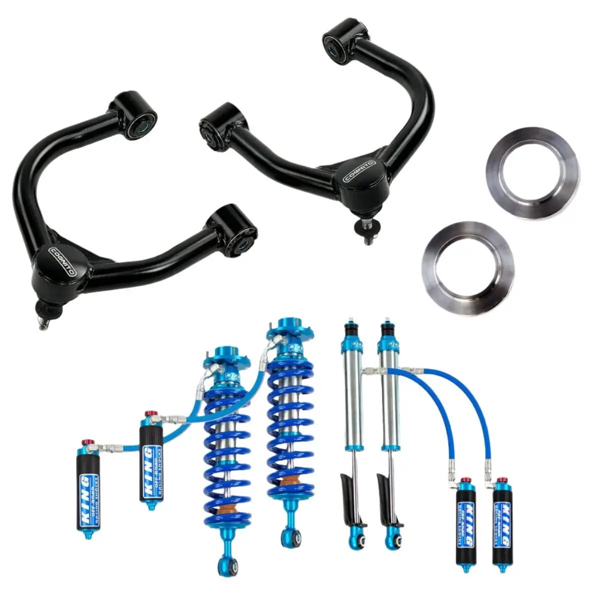 2022-2025 Tundra 3" Elite Leveling Lift Kit W/ King 2.5 Reservoir Shocks Front (535-P1228) 1
